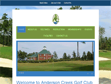 Tablet Screenshot of andersoncreekgolf.com